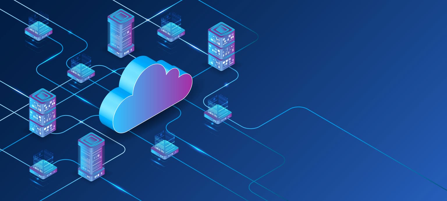 Cloud conneted to cables