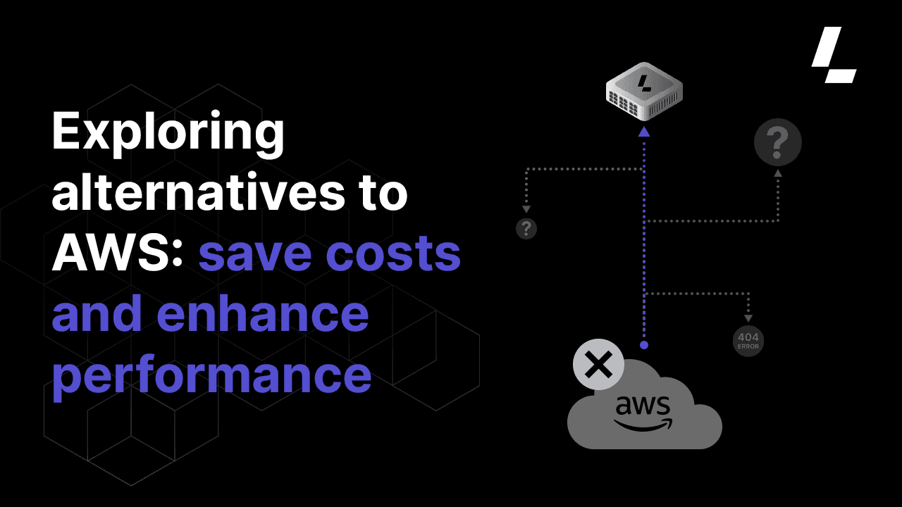 An illustration shows AWS against a Latitude server.